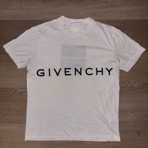 Givenchy Embroidered 4G Logo White T-Shirt